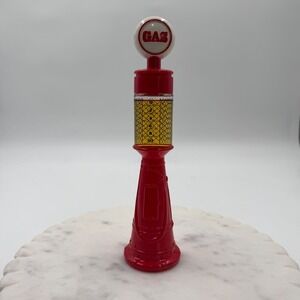 Vintage Avon Remember When Gas Pump Decanter Deep Woods After Shave 4oz Red